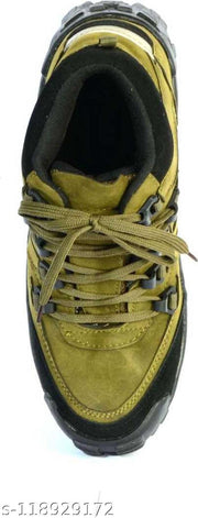 MRJ573 Men's Green Synthetic Leather Outdoor/walking/yoga Casual shoes