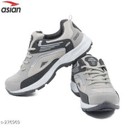 ASIAN Men's FUTURE-01 Grey Sports Running Walking & Gym LIghtWeight Stylish Shoes for Boys & Men
