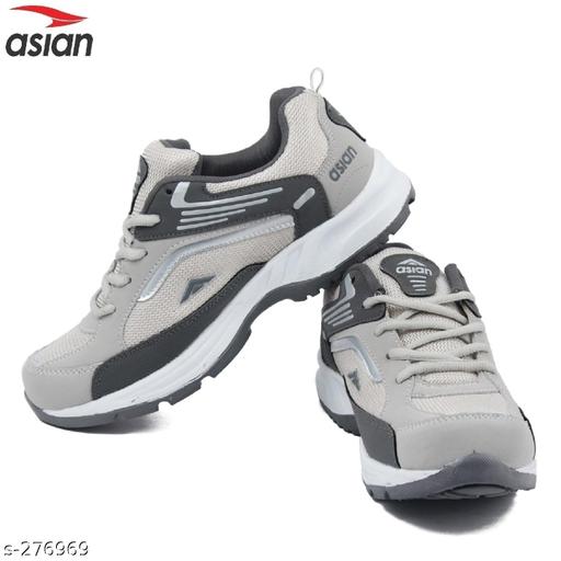 ASIAN Men's FUTURE-01 Grey Sports Running Walking & Gym LIghtWeight Stylish Shoes for Boys & Men