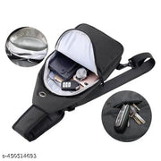 Crossbody Shoulder designer bag Backpack/Chest Sling Bag/One /One Side/Earphone -hole With Anti-theft OEM Logo Sling Bag For Travel/ Office /Business/Messenger Purpose