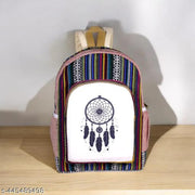 Medium 25 L Laptop Backpack Colorful Tribal Versatile Canvas Daypack for Everyday Use  (Multicolor)