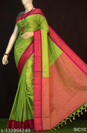Best Yeola Traditional Paithani Saree (Radiam And Rani)With Contrast Running Blouse cotton silk saree,paithani saree,