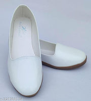New latest kids white patent loffer for girls partywear