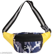 Znw-Enterprise-Waist-Bag-For-Men & Women-Polyester-Zipper Closure-Adjustable Straps-Stylish waist bag