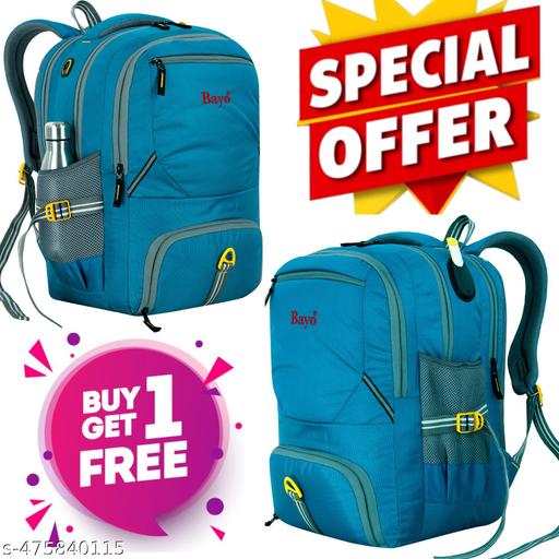 Bayo 2pc 65 Ltr Laptop Backpack For School Collage Office Tuition& Travel Boys Girls Men & women Waterproof Backpack School Bag