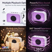 DPM Karaoke Speaker System with Wireless Mic Bluetooth Audio Output for Party and Music Use