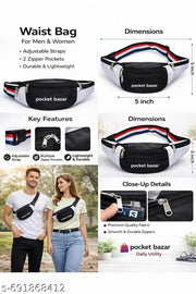 Waist Bag For Men || Waist Bag For Men And Women || Stylo Men's Waist Bags || Unisex Waist Bags || Unisex Waist Bag