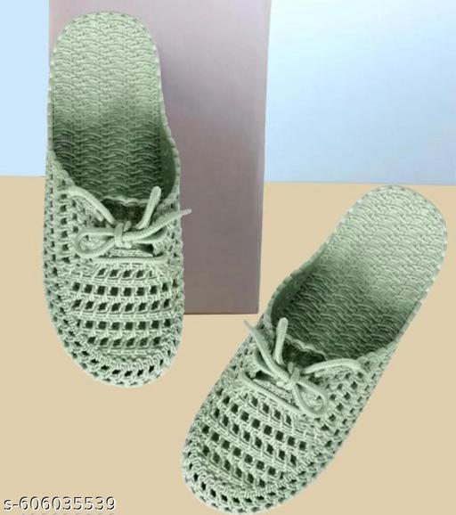 woman super soft slipper green 1902