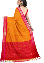 2024 new saree cotton silk peacock butti