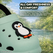 Fasmania Cute Penguin Kids Clogs – Breathable Soft Sandals for Boys & Girls
