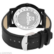 Lorenz Slim Black Analog Watch for Men MK-1048A