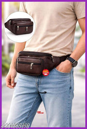 Waist Pouch with Multiple Compartments – Secure, Comfortable, Lightweight & Travel-Friendly for Shopping, Trekking, Cycling & Outdoor Adventures