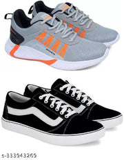 Mesh Sports Shoes For Men Combo Pack of 2 Pack of 2