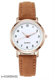 Uniqe Leather Watch For women