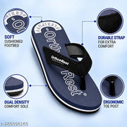 Ortho + Rest Women Soft Comfortable Orthopedic Doctor Joy Slipper (Blue)