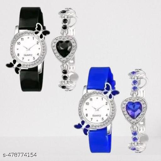 New Fancy Watch & Bracelate Combo For Girls/Womens.