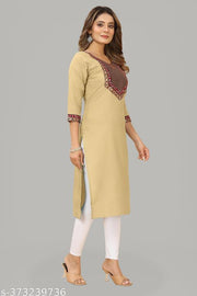 stylelist kurti with embroidered work