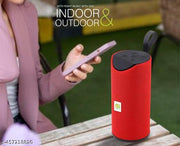 Anandani TG-113 Bluetooth Stylish Speaker with DJ Sound Portable speaker (Red Color)