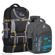 50L Rucksack & 30L Backpack Combo - Ideal for Travel, Hiking, and Daily Use