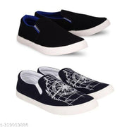 Pack of 2-2s combo shoes for men| black red-blue black- t blue combo shoes in color| comfortable and walking shoes for men