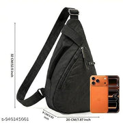 Chest Bag for Men and Women - Stylish Chest Bag and Sling Bags for Women Traveling - Lightweight and Durable Design with Multiple Pockets for Use and Travel Convenience