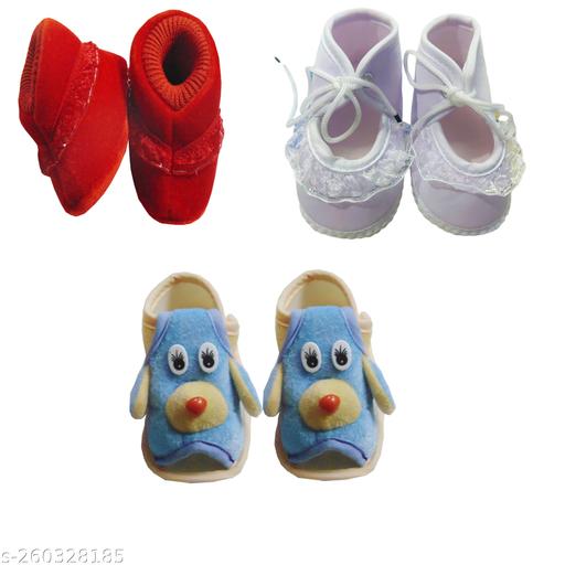 SUMAN TRADER BABY SHOES & SANDLES AND Baby Boy's and Baby Girl's Canvas Shoes with Anti-Slip Sole First Walking Shoes Kid's Fancy Winter Infant Bootie Baby Shoes for Boys & Girls