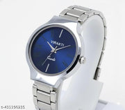 Unique and attractive solid round dail high quality stainless steel chain watches for girls and women