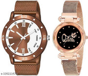 Couple Stylish Combo of Watches for Couple