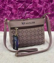 Gorgeous stylish women Lavender PU sling bags/Premium PU leather sling bags for women/Small sling bag/Full handwork bag/Party wear and wedding bag for women