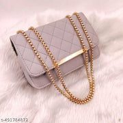 Sling bag | Women's Pu Formal Casual Stylish Shoulder Crossbody Sling Handbag With Double-handle Non-Detachable strap For Women & Girl