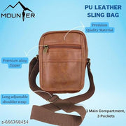 Man Messenger Bag Premimum Qulity -Tan Name: Man Messenger Bag Premimum Qulity -Tan