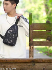 Crossbody Shoulder designer bag Backpack/Chest Sling Bag/One /One Side/Earphone -hole With Anti-theft OEM Logo Sling Bag For Travel/ Office /Business/Messenger Purpose