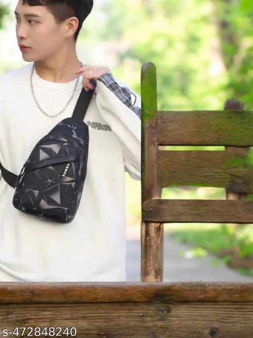 Crossbody Shoulder designer bag Backpack/Chest Sling Bag/One /One Side/Earphone -hole With Anti-theft OEM Logo Sling Bag For Travel/ Office /Business/Messenger Purpose