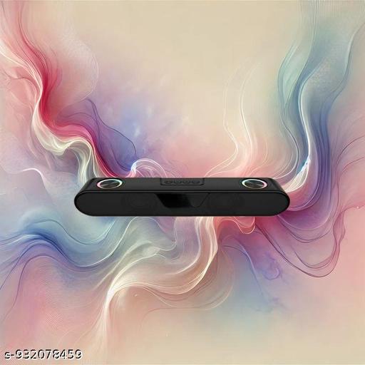 Portable Bluetooth Speaker, 16 Watts, Upto 8h Backup, Dual Drivers + Dual Passive Radiators, Call Function, Bluetooth v5.3 | USB | mSD| AUX, TWS, RGB LED