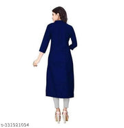 WRITE  HAND SIDE POCKET KURTI