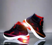 Led Light Sneakers Kids Boys and Girls, Partywear, dailyuse, Indoor Outdoor shoes (Bacho ke light wale Jute)