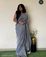 NEW COTTON GINI SAREE