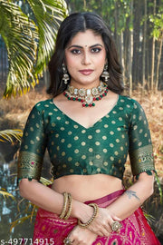 cotton silk jacquard saree with unstitched blouse