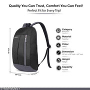 Trendy, Stylish Outdoor Mini Backpack For Unisex Daypack With Water Resistance Fabric 12 L Daypack
