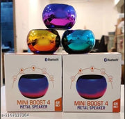 Mini Bost Wireless Speaker – Compact Poower in Your Palm (Assorted Colours)@A5