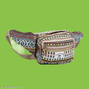 KRYSTAL Handmade Hemp Festival Waist pack Boho Hippie Waist Bag Hip Bum Running Belt Money Belt Fanny Pack Adjustable Waist Bag (Multicolour) Pack of 1