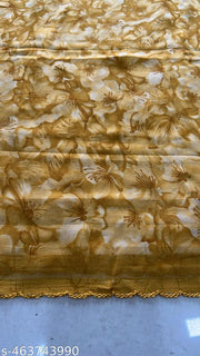Georgette Printed Saree (With Lace)