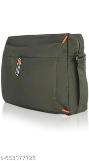 Green unisex sling bag crossbody shoulder bag with Adjustable strap Durable for Travel Office Daily use