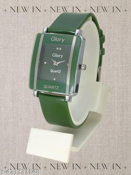 Best Quality Flower Designer Attractive Leather Belt Analog Watches for Women