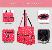 addixon Women Casual Shoulder Bag (Pink)