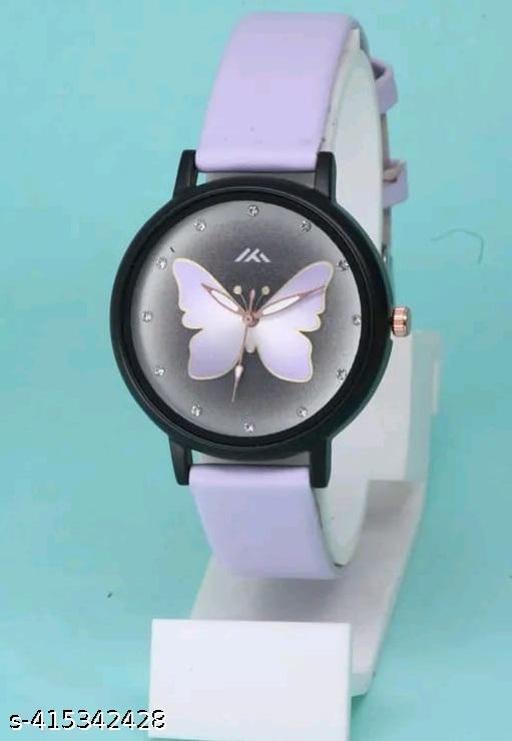Premium Quality Multicolor Dial Design Fancy Leather Belt Analog Watches for Women for girls