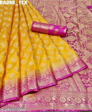 BANARASI SILK SAREE WITH BLOUSE PIECE