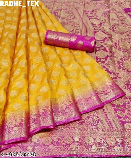 BANARASI SILK SAREE WITH BLOUSE PIECE