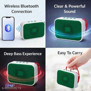 DPM Portable Speaker with Mic, RGB Glow, Deep Bass Sound, Bluetooth Connectivity