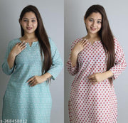 Chafi Cotton Printed Kurtis
